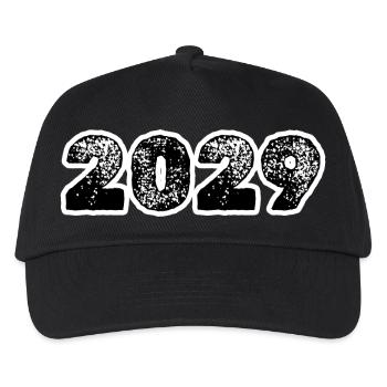 Year 2029 - Kids’ Baseball Cap - black - Front