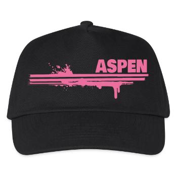 Splash of Color Aspen - Kids’ Baseball Cap - black - Front