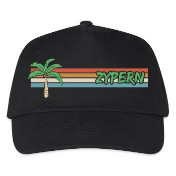 Vacances Chypre - Casquette de baseball Enfant - noir - Devant