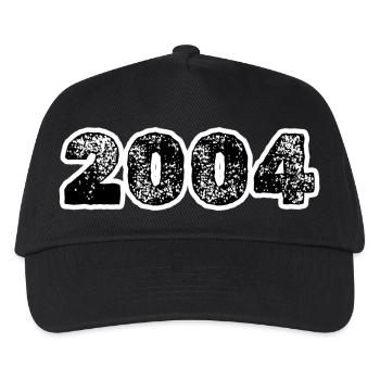 2004 - Kinder Basecap - Schwarz - Vorne
