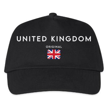Flag of the United Kingdom, British pride - Kids’ Baseball Cap - black - Front