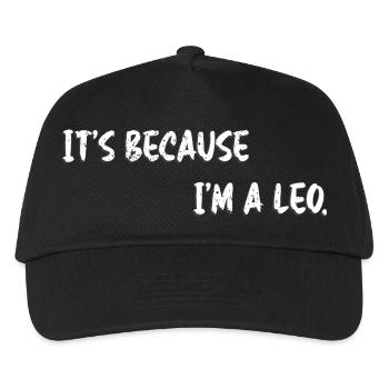 Zodiac sign Leo - Kids’ Baseball Cap - black - Front