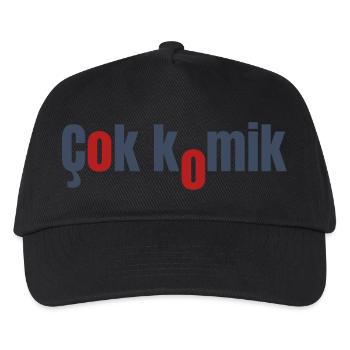 Cok Comic Grey Red - Kids’ Baseball Cap - black - Front