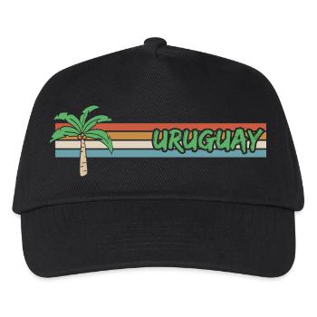 Gift for Uruguay - Kids’ Baseball Cap - black - Front