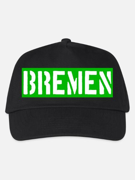 Bremen - Weser - Werder - Hansestadt - Kinder Basecap - Schwarz