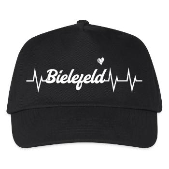 Heartbeat Bielefeld - Kinder Basecap - Schwarz - Vorne