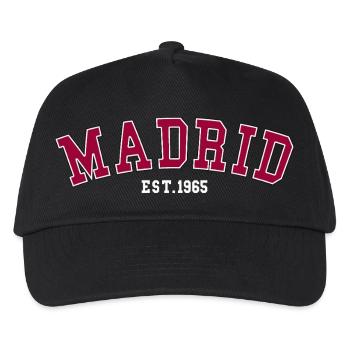 Madrid_Est_1965 - Kinder Basecap - Schwarz - Vorne