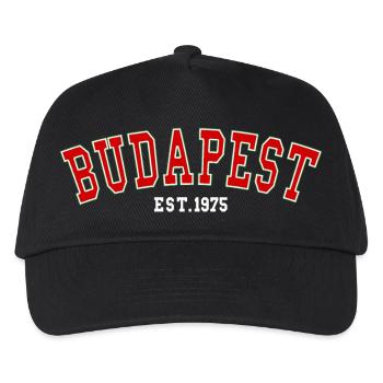 Budapest_Est_1975 - Kinder Basecap - Schwarz - Vorne