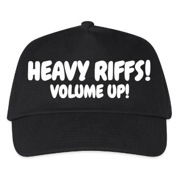 Riffs lourds Volume élevé - Casquette de baseball Enfant - noir - Devant