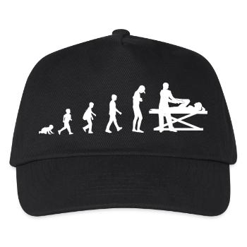Development into a physiotherapist - Kids’ Baseball Cap - black - Front