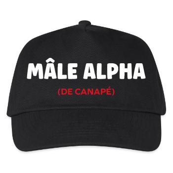 male alpha - Casquette de baseball Enfant - noir - Devant