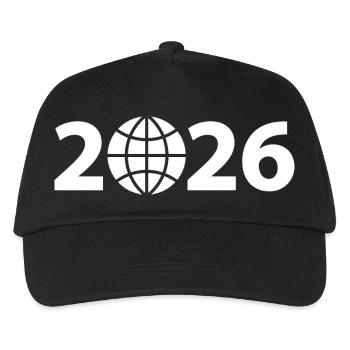 Globe 2026, World Tour 2026, Globe 2026 - Casquette de baseball Enfant - noir - Devant
