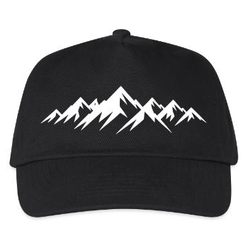 Gebirge - Kinder Basecap - Schwarz - Vorne