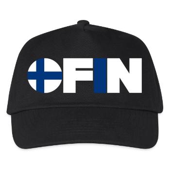 Finland - Kids’ Baseball Cap - black - Front