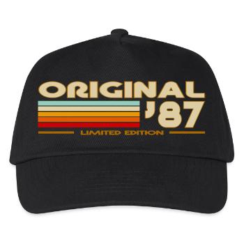 1987 - Kinder Basecap - Schwarz - Vorne