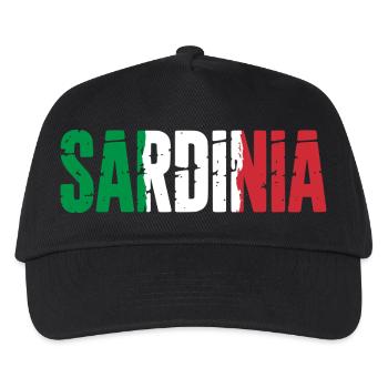Sardinia Italien Insel Sardinien - Kinder Basecap - Schwarz - Vorne