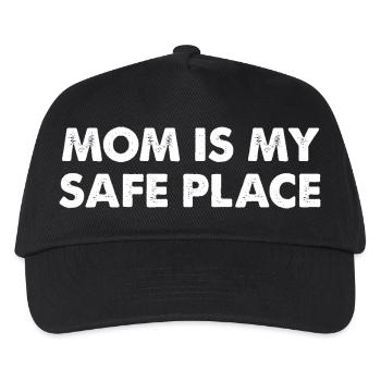 Maman est mon refuge - Casquette de baseball Enfant - noir - Devant