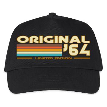 Originales 64 Retro Rainbow - Kinder Basecap - Schwarz - Vorne