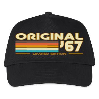 Original 67 rétro arc-en-ciel - Casquette de baseball Enfant - noir - Devant
