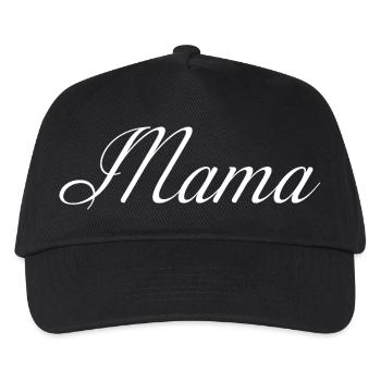 Mama Script Élégance - Casquette de baseball Enfant - noir - Devant