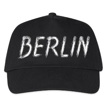 Berlin Grunge Brosse Street Art - Casquette de baseball Enfant - noir - Devant