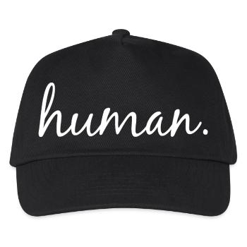 human. Menschenrechte für jeden - Kinder Basecap - Schwarz - Vorne