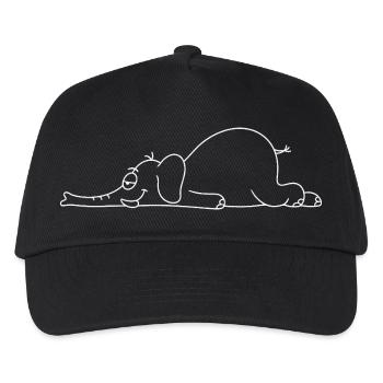 Elephant - Kids’ Baseball Cap - black - Front