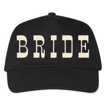 Bride – Warm Ivory - Kids’ Baseball Cap - black - Front