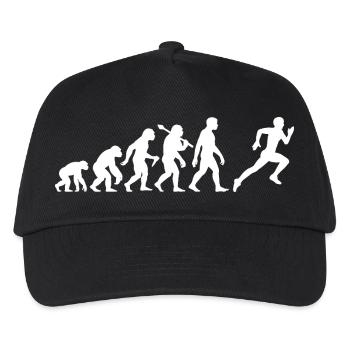 Jogger Evolution for Runners Running - Kids’ Baseball Cap - black - Front