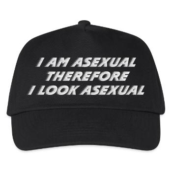Ich bin asexuell, deshalb sehe ich asexuell aus - Kinder Basecap - Schwarz - Vorne