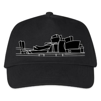 Musée Guggenheim Bilbao 2 - Casquette de baseball Enfant - noir - Devant