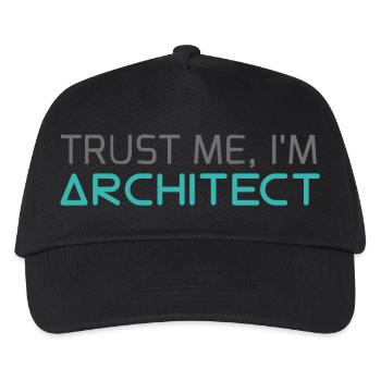 Architecte / Architecture: Trust Me, je suis architecte - Casquette de baseball Enfant - noir - Devant