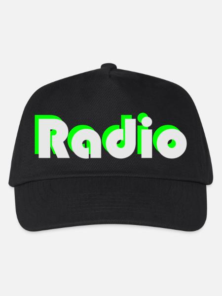 radio - Kids’ Baseball Cap - black