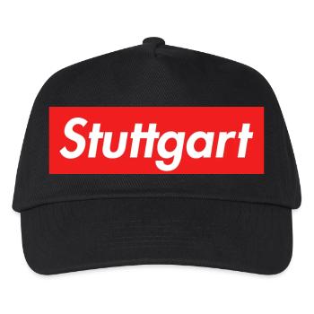 Ville de Stuttgart - Casquette de baseball Enfant - noir - Devant