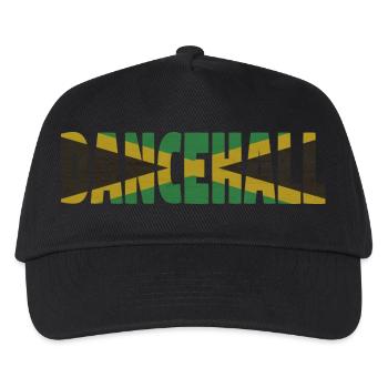 Dancehall Jamaïque - Casquette de baseball Enfant - noir - Devant