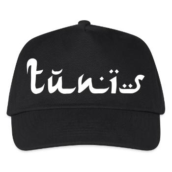 tunis - Kinder Basecap - Schwarz - Vorne