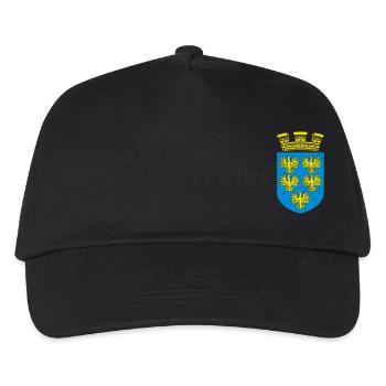 Original Niederösterreicher Geschenk Wappen Shirt - Kinder Basecap - Schwarz - Vorne