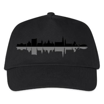 Skyline - Hannover - Kinder Basecap - Schwarz - Vorne