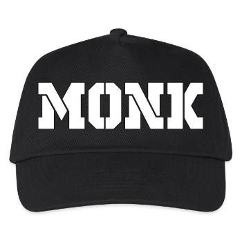 MONK white - Kinder Basecap - Schwarz - Vorne