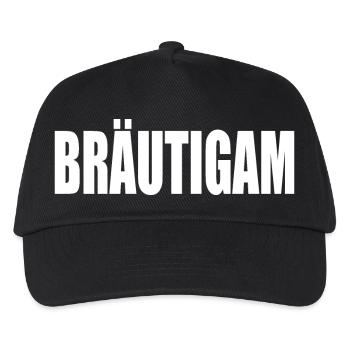 Bräutigam - Kinder Basecap - Schwarz - Vorne