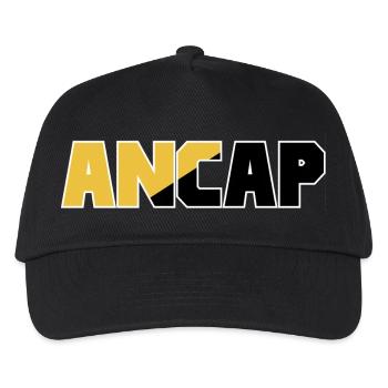 Anarchy Capitalism Flag 4 ancap - Kids’ Baseball Cap - black - Front