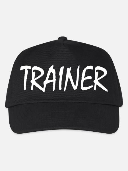 Trainer - Kinder Basecap - Schwarz