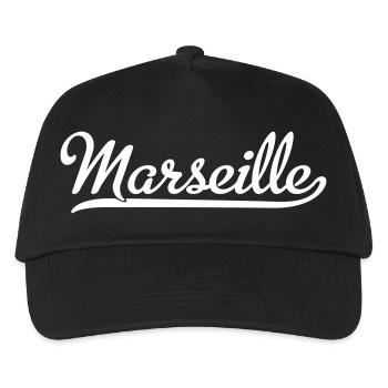 Marseille - Kinder Basecap - Schwarz - Vorne