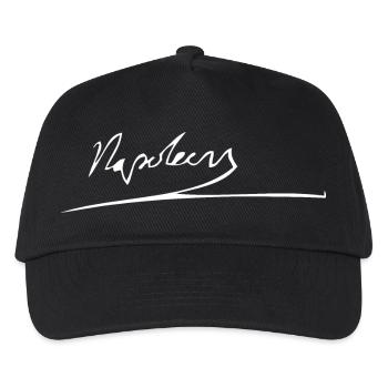 Signature Napoleon white - Casquette de baseball Enfant - noir - Devant