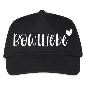 Bowl Bowlliebe Foodie Smoothie Geschenk - Kinder Basecap - Schwarz - Vorne