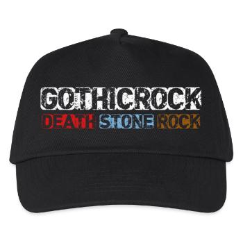 Gothic Rock Musik - Kinder Basecap - Schwarz - Vorne