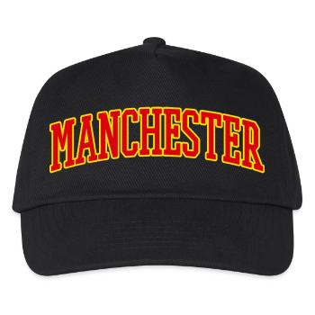 Manchester Varsity Lettering - Kids’ Baseball Cap - black - Front