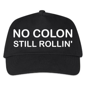 No Colon Still Rollin' pour les survivants du cancer du côlon - Casquette de baseball Enfant - noir - Devant