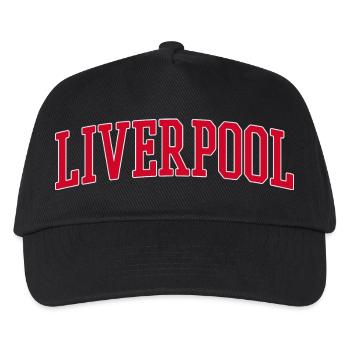 Liverpool Uk - Kinder Basecap - Schwarz - Vorne