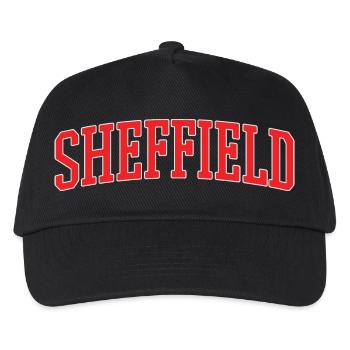 Sheffield Retro Varsity Lettering - Kids’ Baseball Cap - black - Front